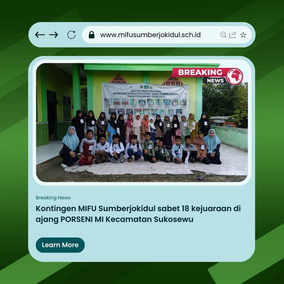 Kontingen MIFU Sumberjokidul sabet 18 kejuaraan di ajang PORSENI MI kecamatan Sukosewu